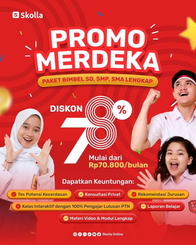 Promo Paket Bimbingan Belajar Skolla Untuk SD, SMP, SMA – Mading Skolla